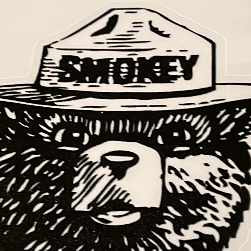 3-$10 NEW vinyl car decal Smokey the bear - Picture 2 of 4